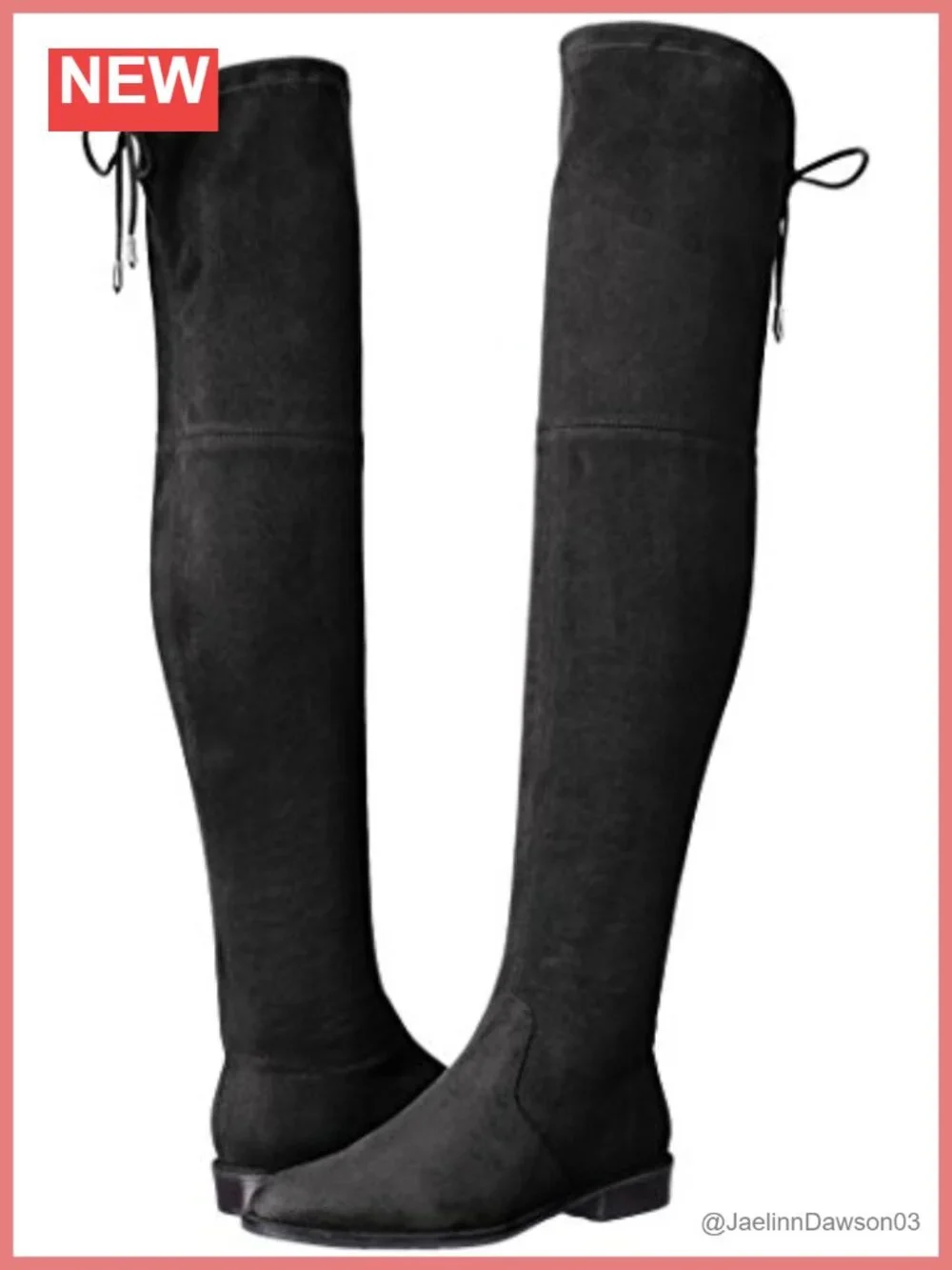 Marc Fisher Faux Suede Over-the-Knee Riding Boot Block Heel